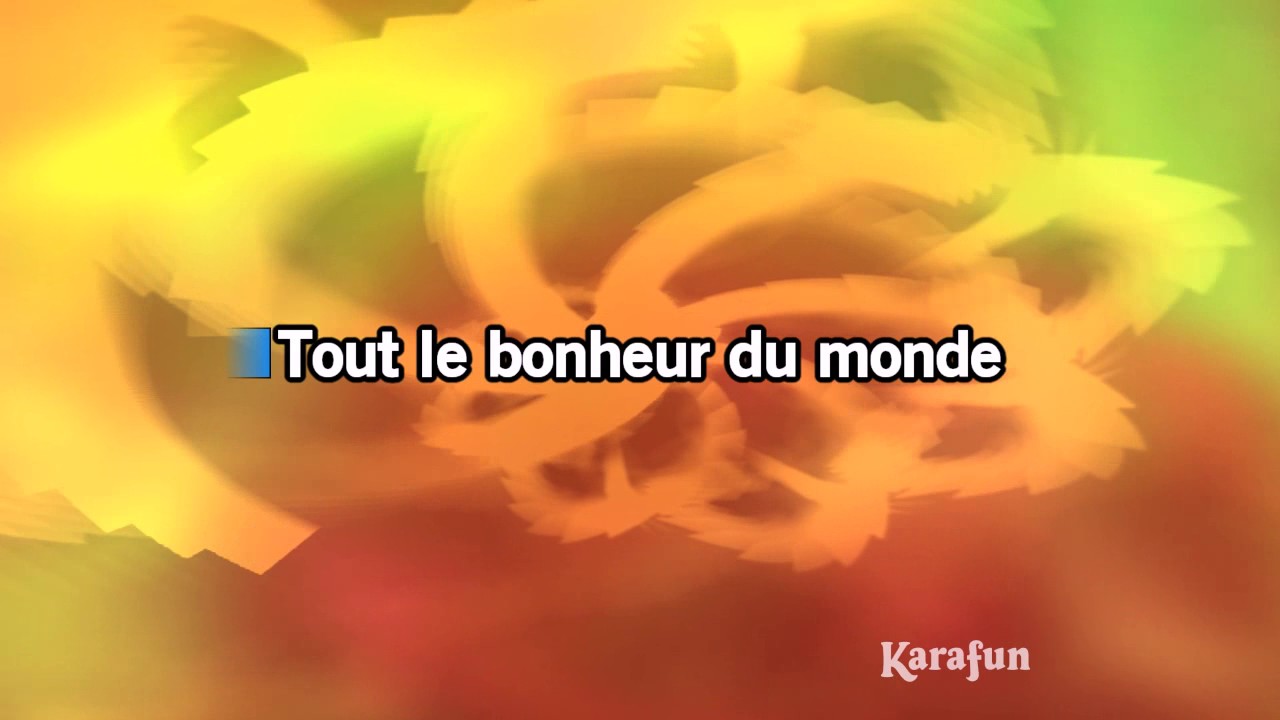 Karaoké Tout le bonheur du monde - Kids United *