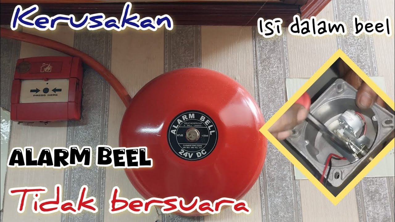 Cara memperbaiki alarm beel suara kecil@Abian Zahir Tehnik