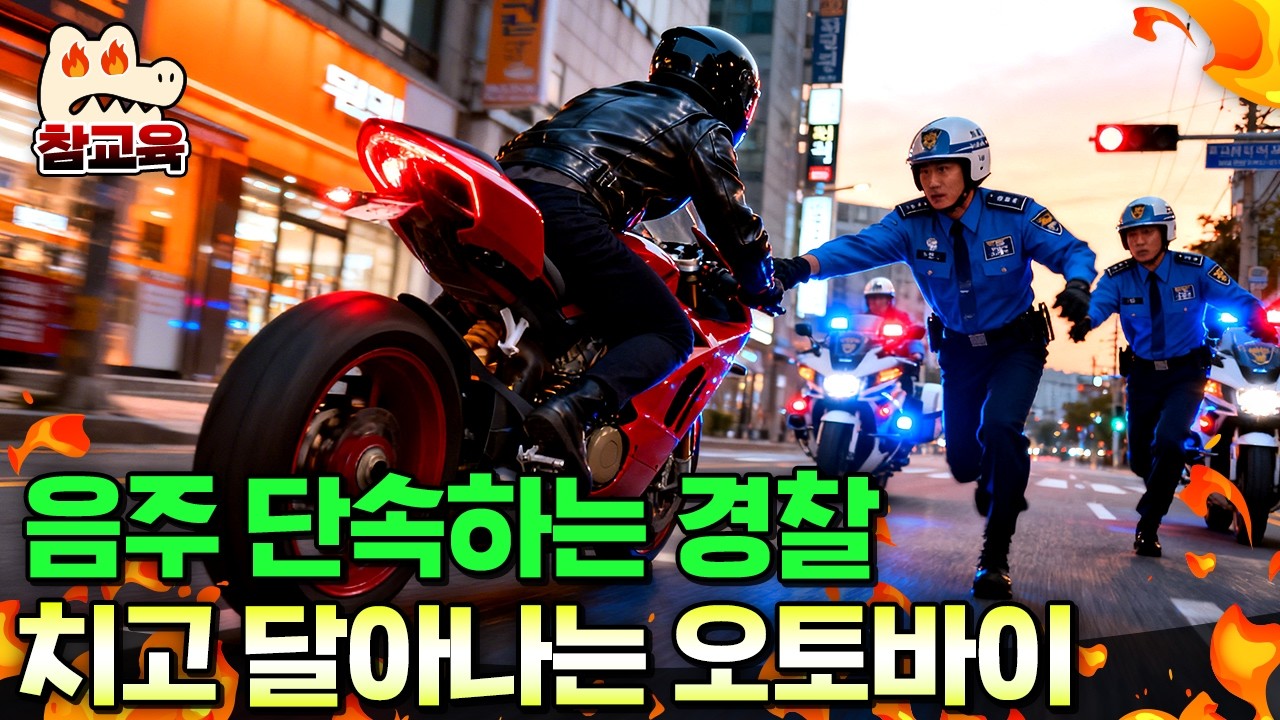 [#참교육] 음주 단속 보고 도망치는 차량 끝까지 쫓는 경찰😡🔥 | #관찰카메라24 168회