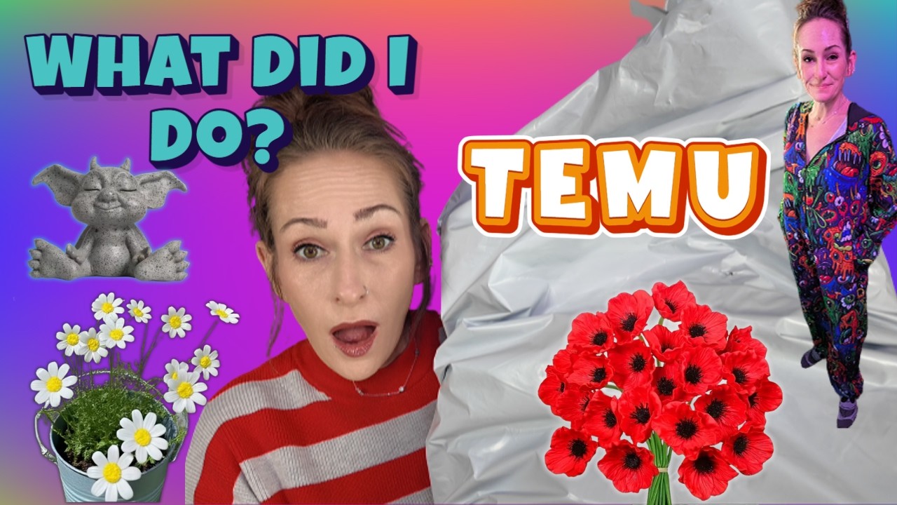 Unique Temu Finds! Colorful Fun Haul