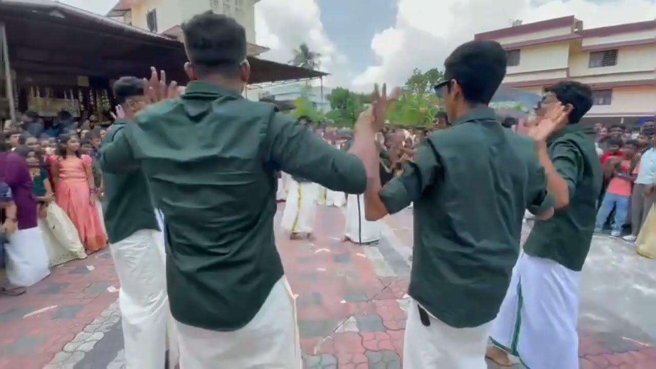 Boys Thiruvathira -Onam Celebration 2023 Infant Jesus English Medium School Mavelikkara