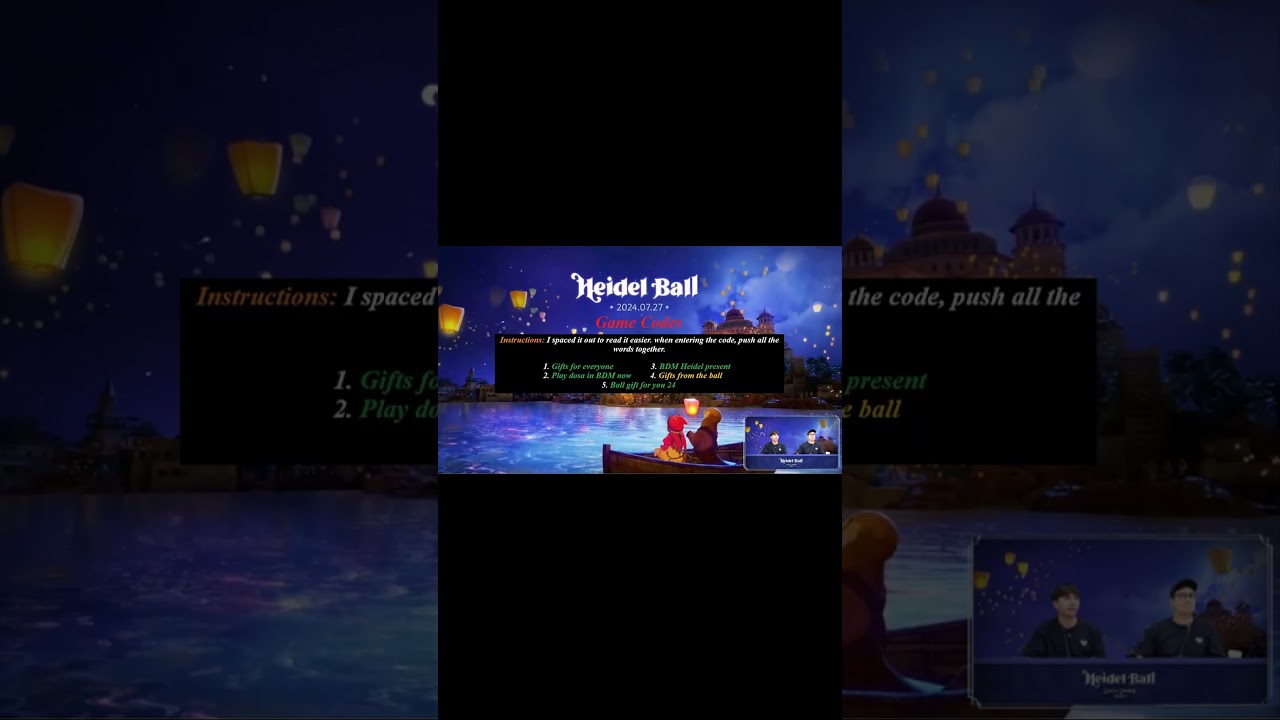 2024 Heidel Ball Game Codes for Black Desert Mobile 