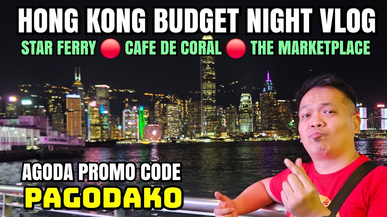 HONG KONG BUDGET NIGHT BLOG: Star Ferry, Cafe de Coral, Marketplace iSquare - HK VLOG#6
