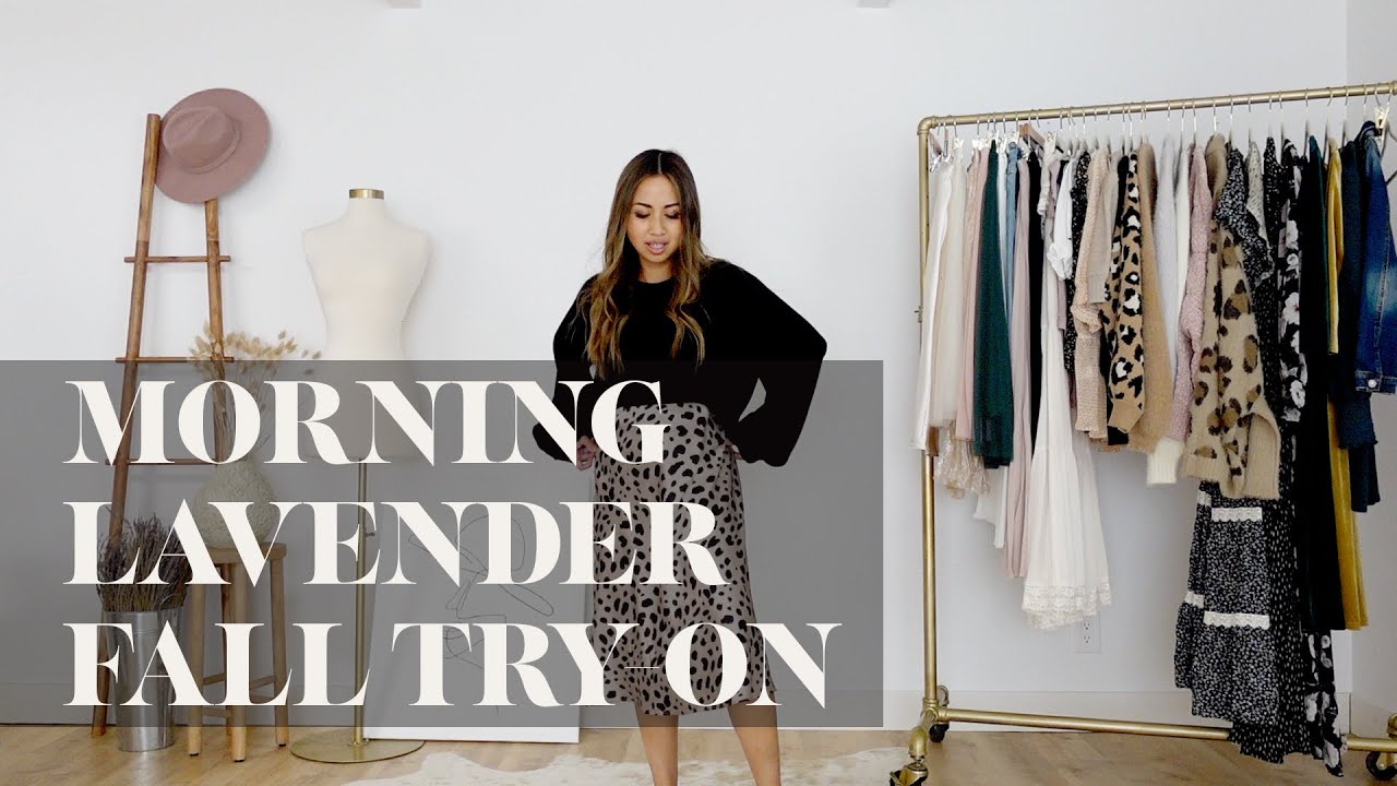 Morning Lavender Fall Try-On