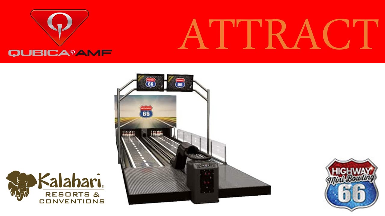 Highway 66 Mini Bowling - Attract Mode
