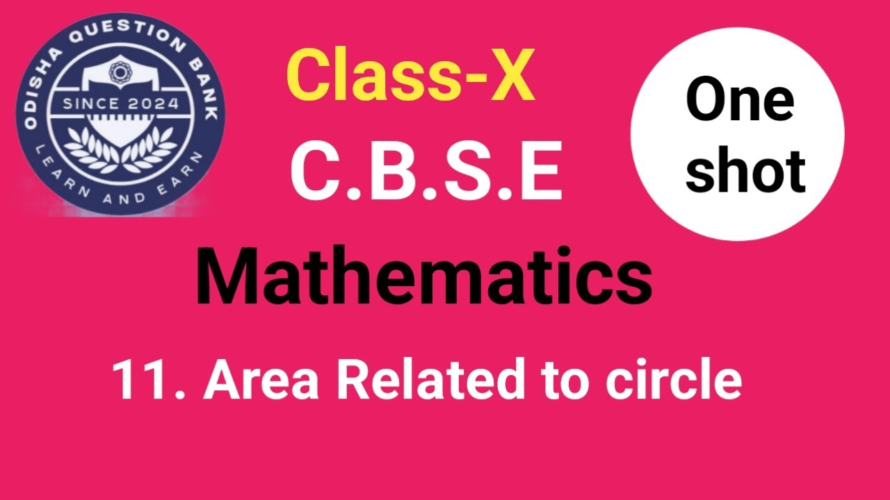 area related to circle  02