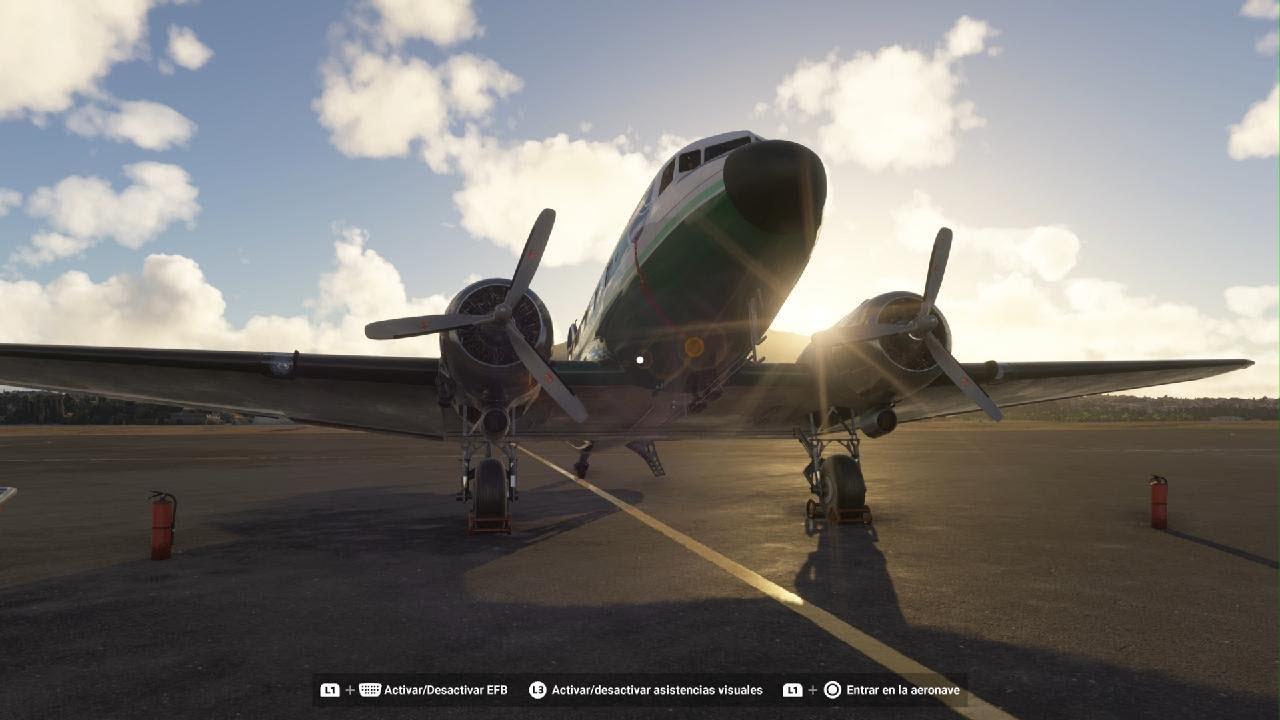 Msfs DC-3 Malaga Almogia