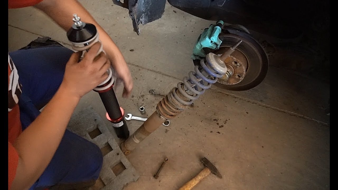 VW GOLF 3 GEWINDEFAHRWERK TEIL 3 / HINTEN / BARSTUNINGTV
