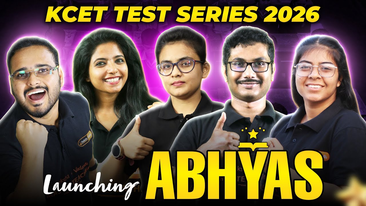 🏆 Top 1000 Rank Journey Begins! Launching ABHYAS KCET Test Series 2026 🚀