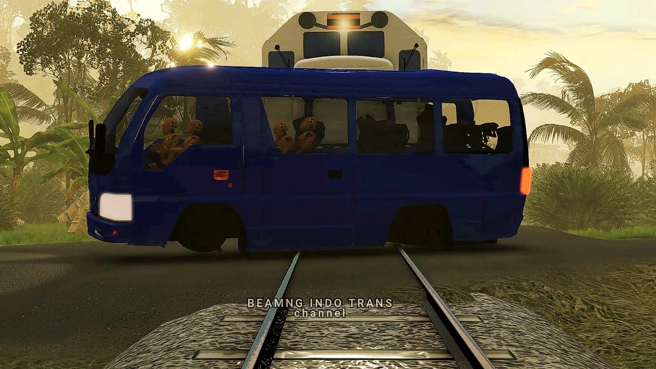 PLH KA Probowangi ter temper mikro bus Elf, Ilustrasi Beamng drive