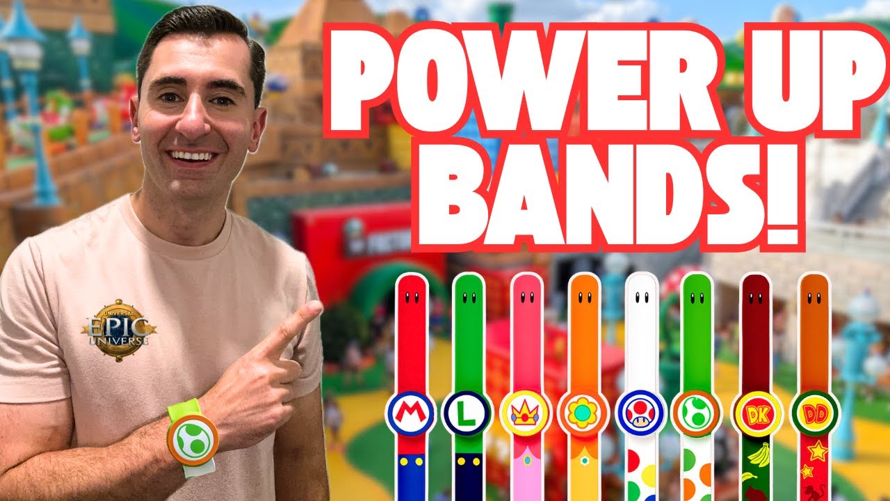 Всё, что вам нужно знать о браслетах Power-Up в Super Nintendo World! | Epic Universe