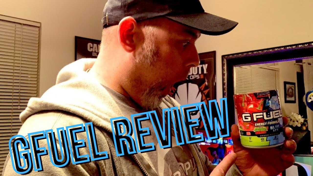 SOUR CHERRY BLUE ICE FLAVOR FUSION GFUEL REVIEW ￼