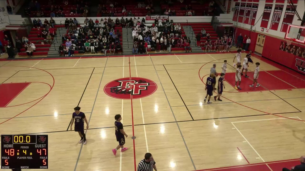 Glens Falls vs Amsterdam High School Boys' JuniorVarsity Basketball