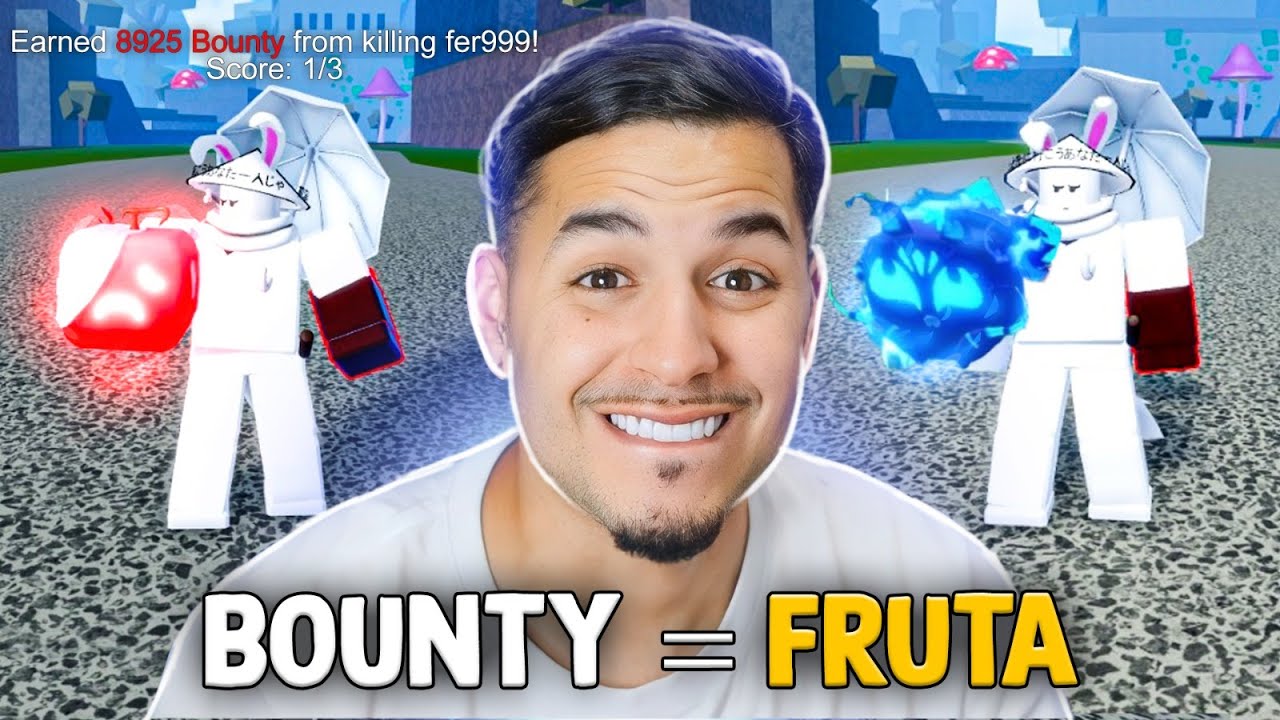 CADA BOUNTY eu MELHORO a FRUTA no Blox fruits🔥 (ep.3)
