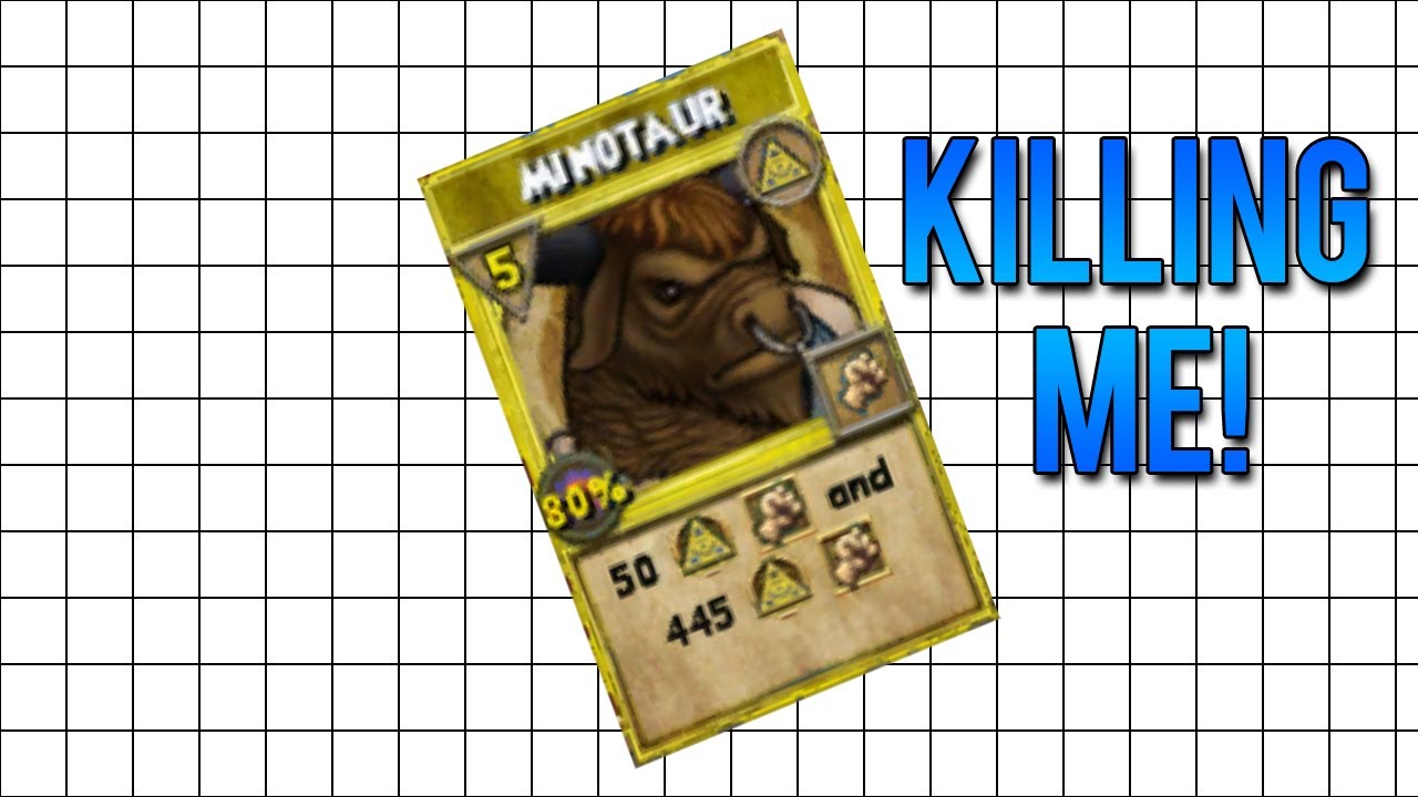Wizard101: Myth Minotaur coming and killing me (HD)
