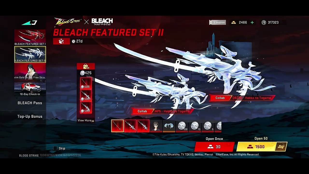 Rukia Kuchiki Ran Eternal Skin Gacha | Bleach Collab