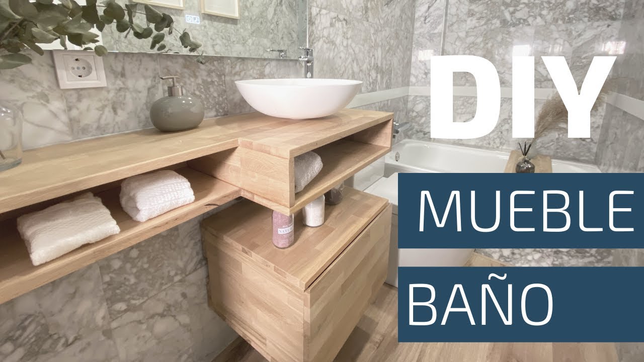Como hacer un mueble para el baño · SOLO 2 HERAMIENTAS!