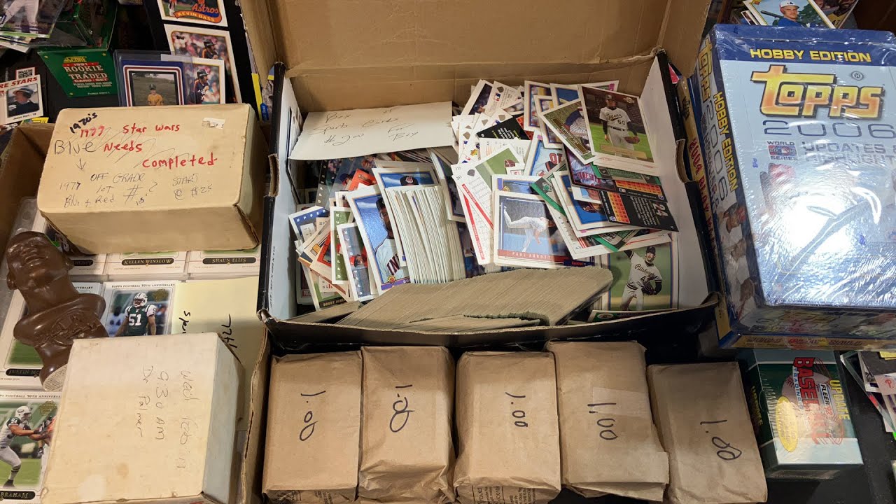 FLEA MARKET SPORTS CARDS | GRAB BAGS & MORE - Weekend Recap
