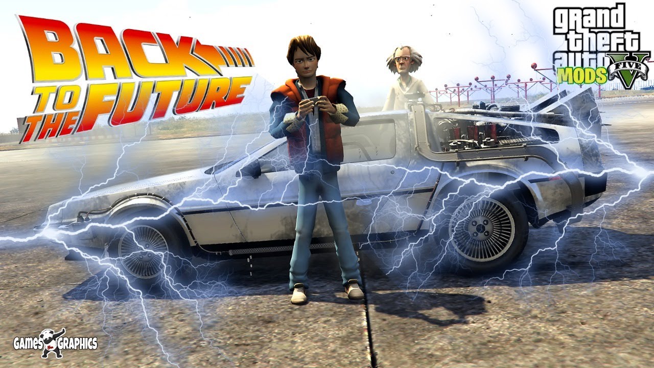 GTA 5 Back to the Future V (with Marty & Doc)