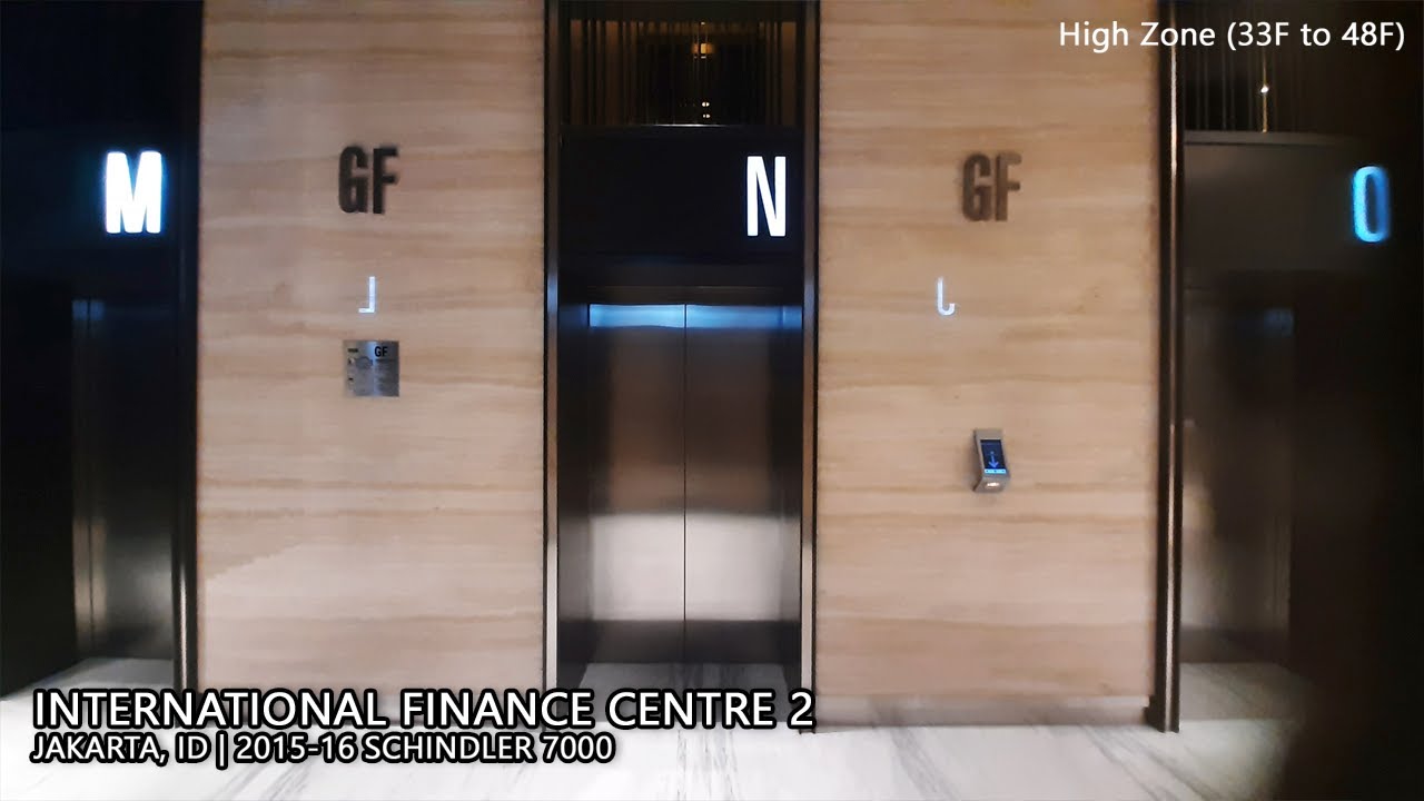 Schindler 7000 Traction Lifts/Elevators at International Finance Centre 2, Jakarta