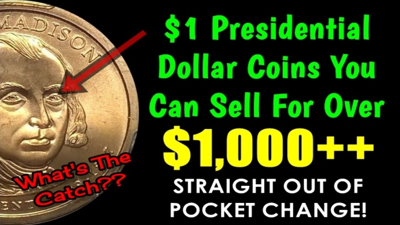 $1 Presidential Gold Dollars You Can Sell For $1,000+ Straight Out Of Change!!