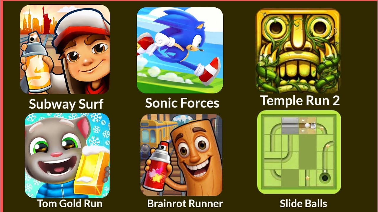 Subway Surfers, Sonic Forces & Tom Gold Run – Ultimate Running Game Trio Gameplay