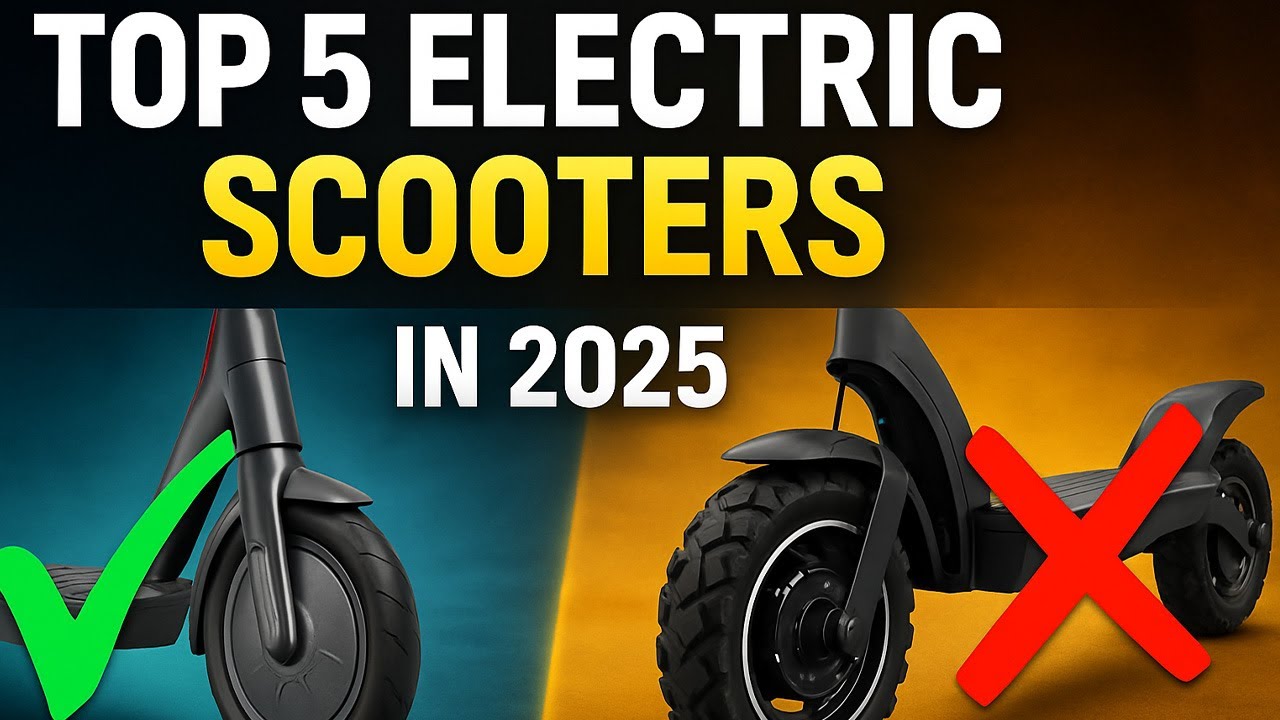 Top 5 Best Electric Scooters 2025 ⚡ Ultimate E-Scooter Ranking from Budget to Premium!