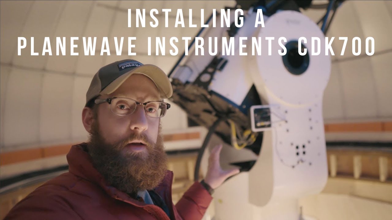 Установка телескопа PlaneWave Instruments CDK700