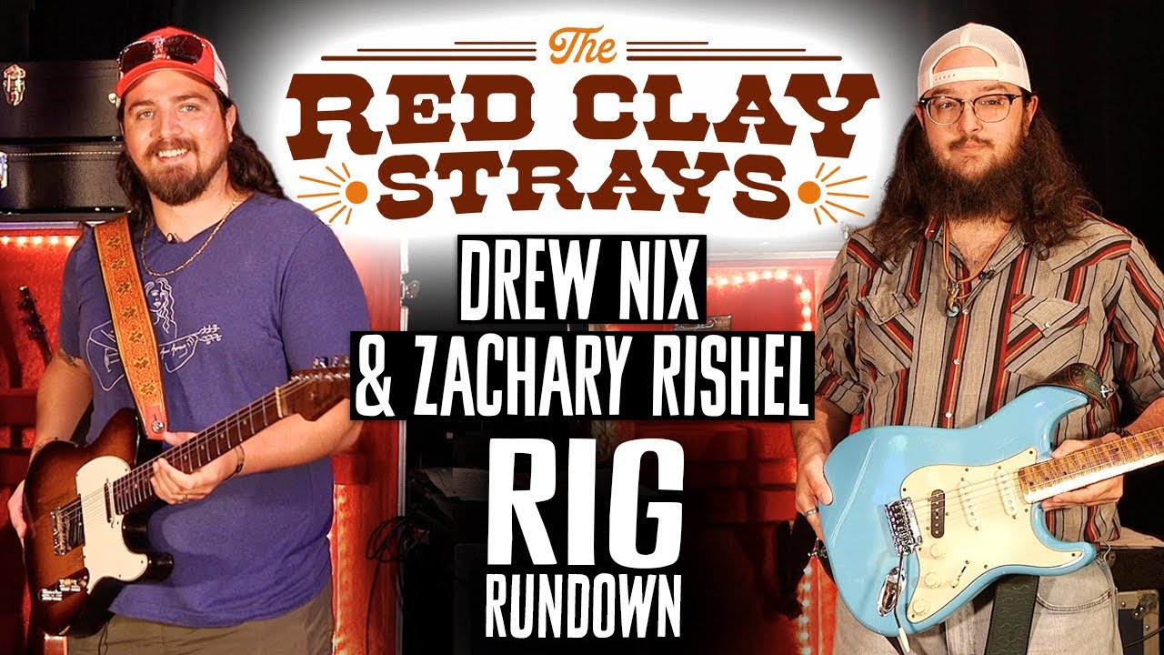 The Red Clay Strays' Rig Rundown with Drew Nix & Zachary Rishel Guitar Gear Tour at the Ryman