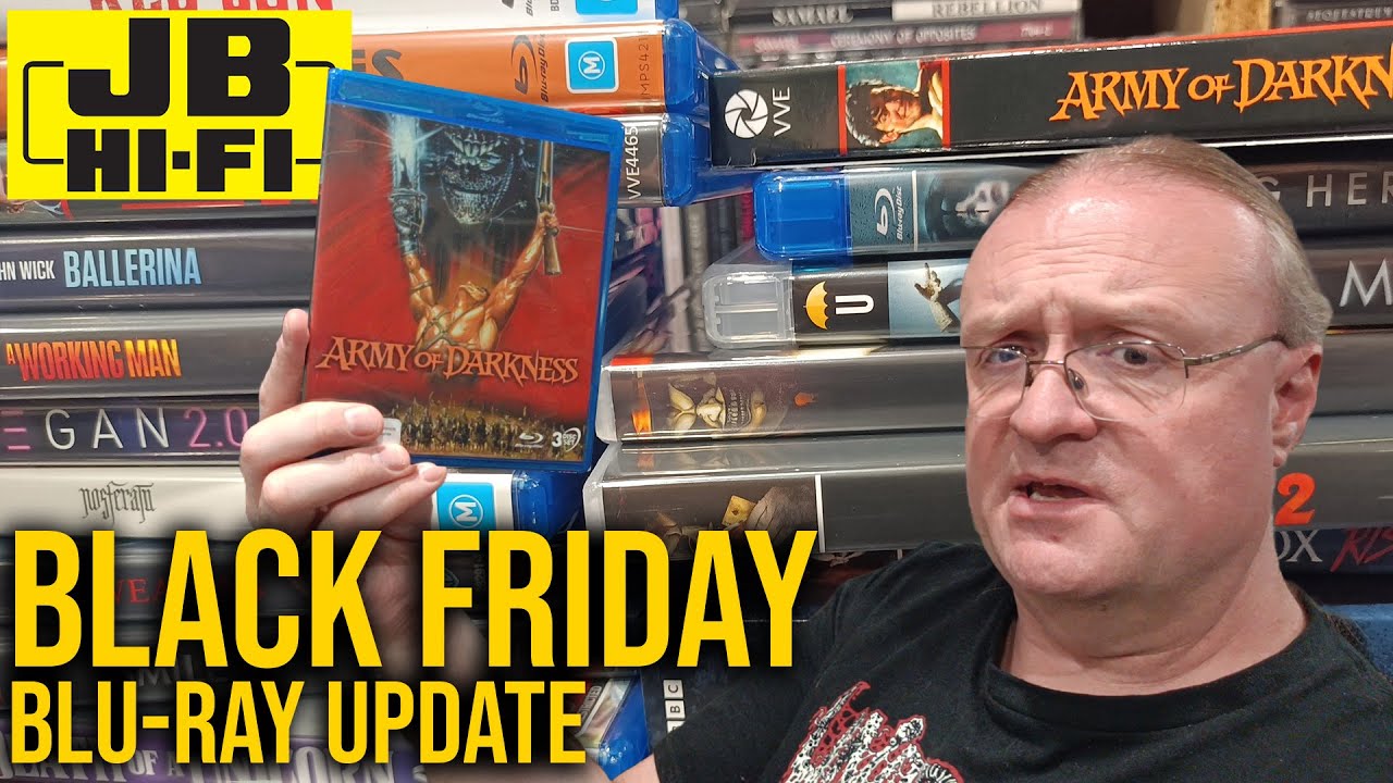Мой запас Blu-ray дисков от JB-HiFI на Чёрную пятницу