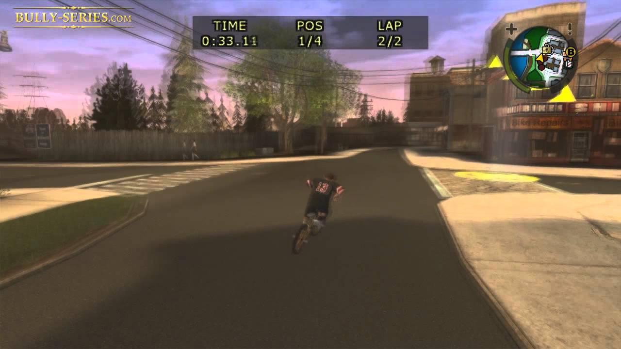 Bullworth Town - Bike Race #1 - Bully