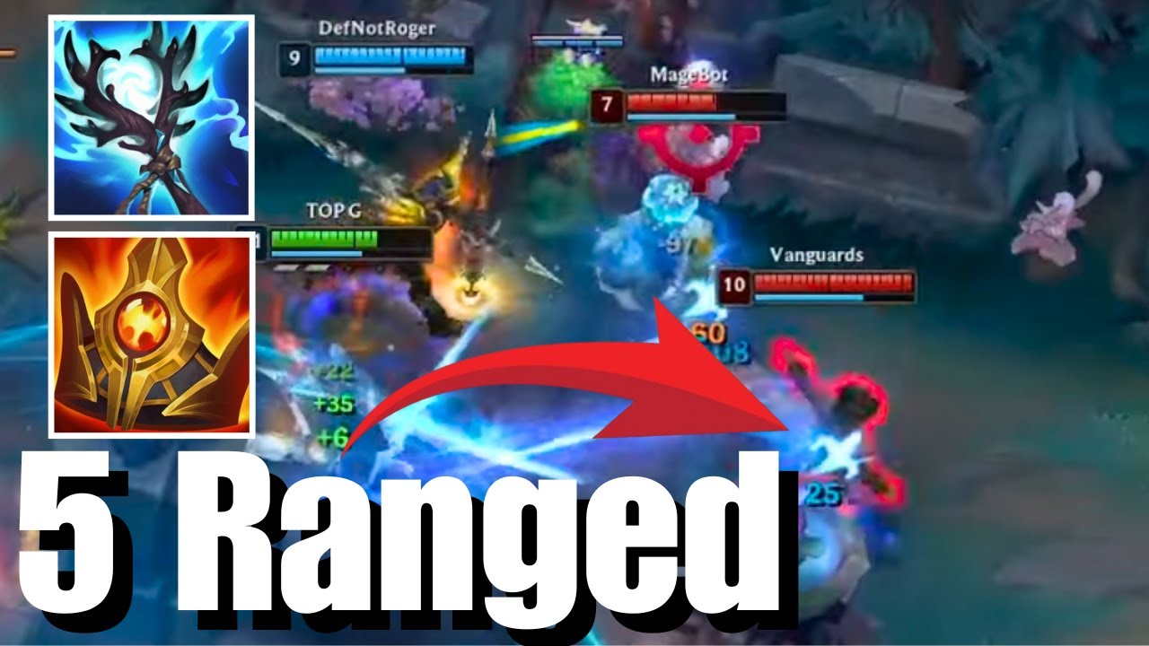 Gwen Vs. 5 Ranged Champions...