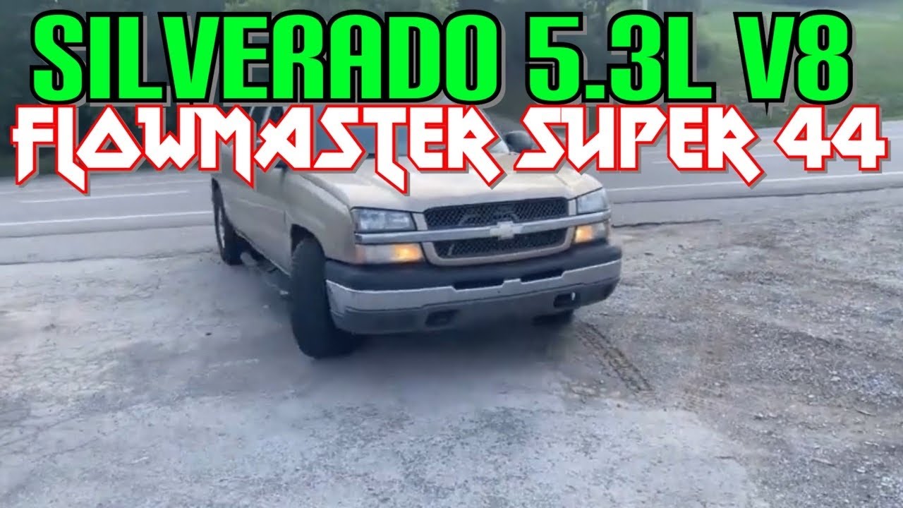 2004 Chevy Silverado 5.3L V8 DUAL EXHAUST w/ FLOWMASTER SUPER 44!