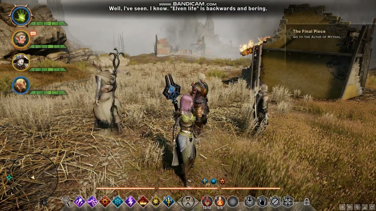 Sera and Solas banter, Lavellan romance