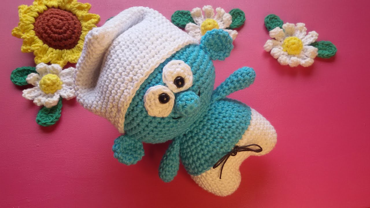 Pitufo // Teje con GanchiBol un amigurumi