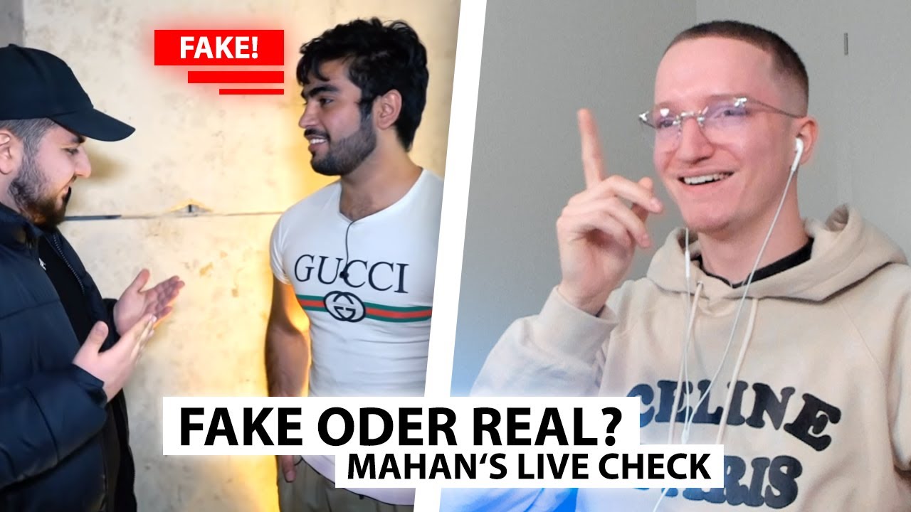 Justin reagiert auf FAKE CHECK in Hamburg.. | Reaktion