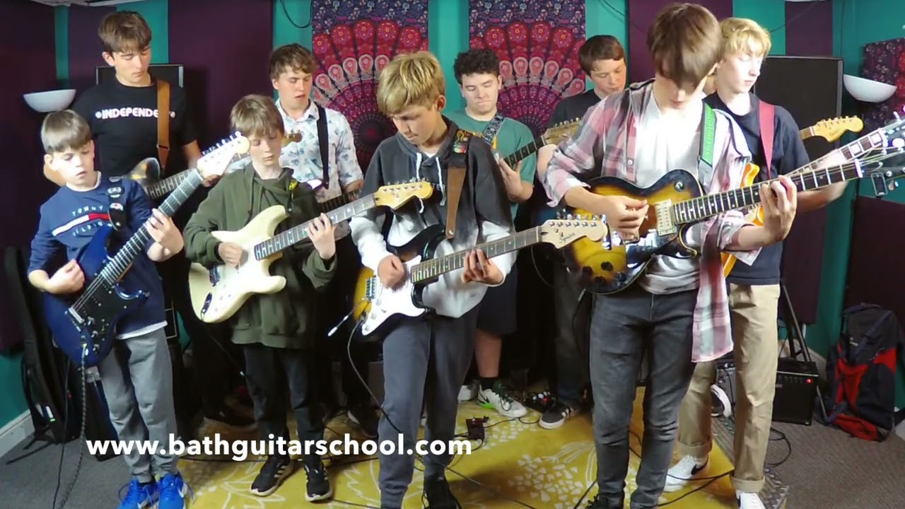 Johnny B Goode by Chuck Berry | Band LAB @ Stage 2 Studios | Bath Guitar School