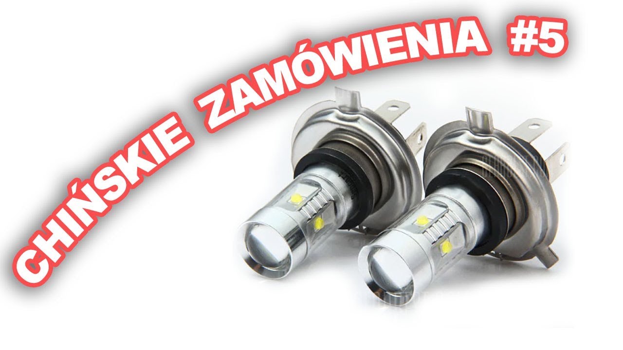CHIŃSKIE ZAMÓWIENIE #5 | żarówki h4 7500k [RECENZJA & TEST]
