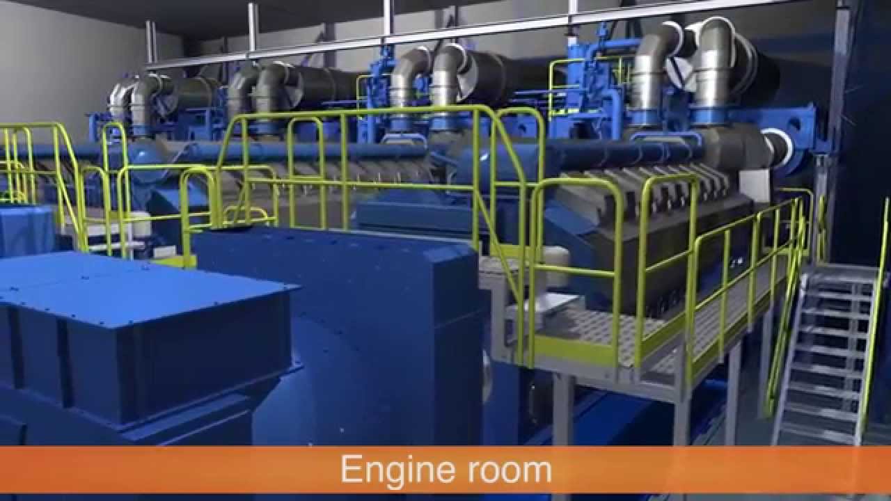 Floating Power and Water Barge (cogeneration) with reverse osmosis equipment | Wärtsilä