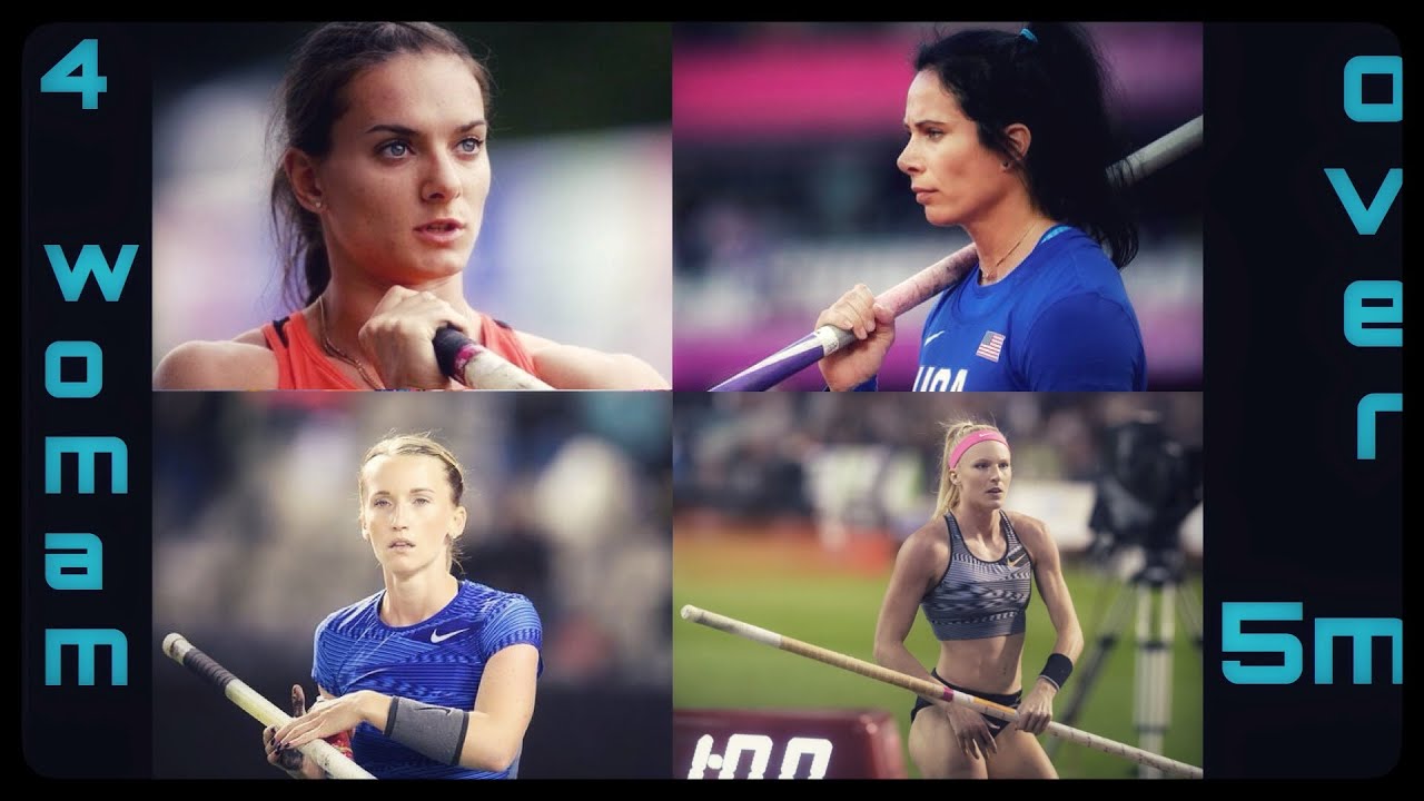 Pole Vault : the four women who cleared the  five metre barrier