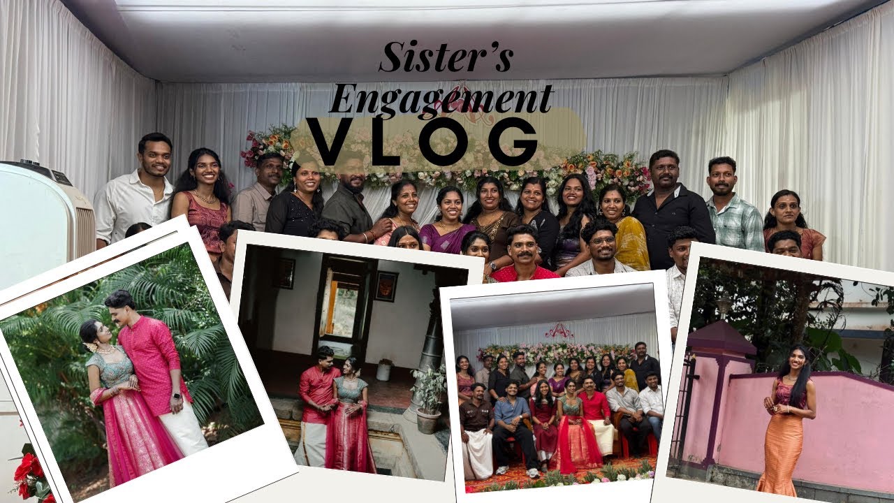 Sister’s Engagement Day 💍|Arabhi and Arun| Family moments 
