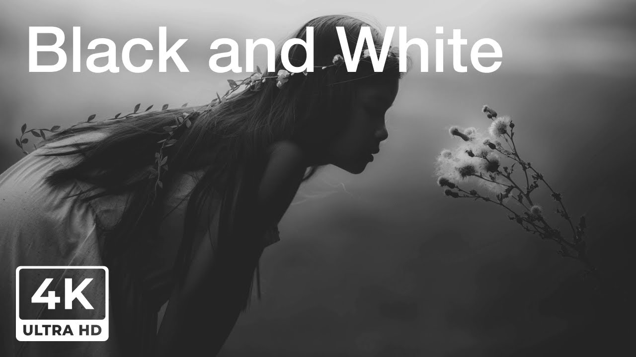 Black and White - 4K Wallpapers Slideshow - 9hours
