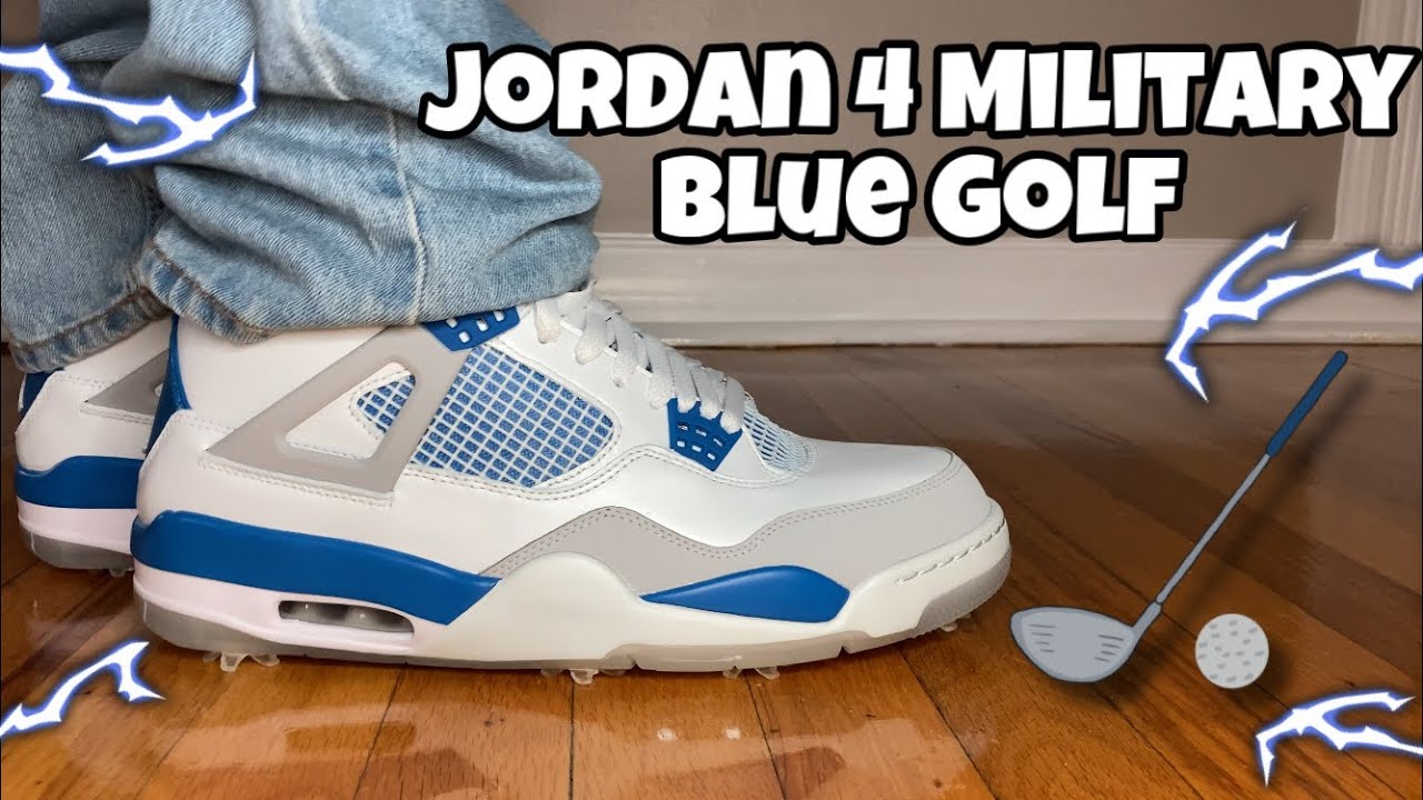 Jordan 4 Military Blue Golf Review & On Feet!