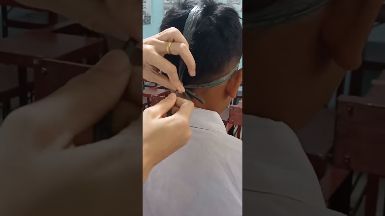 Tutorial membuat wig/rambut palsu dari tali plastik/rapia