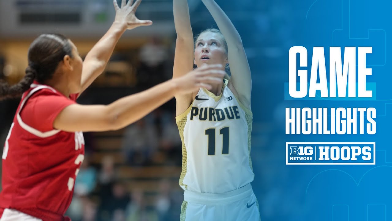 Nebraska at Purdue | HIGHLIGHTS | Big Ten Women's Basketball | 01/30/2025