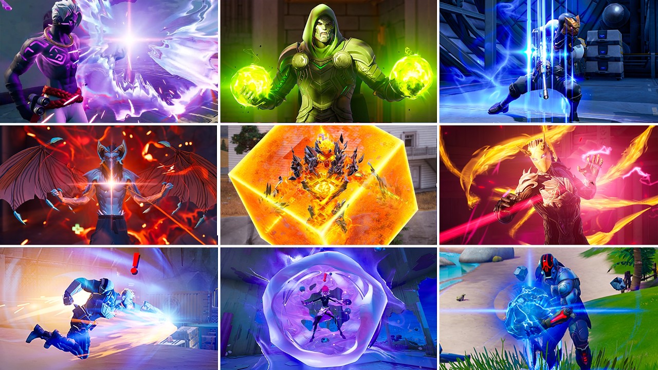 Evolution of All Special Abilities of Mythic Bosses in Fortnite (Chapter 2 - Chapter 7 Season 3)