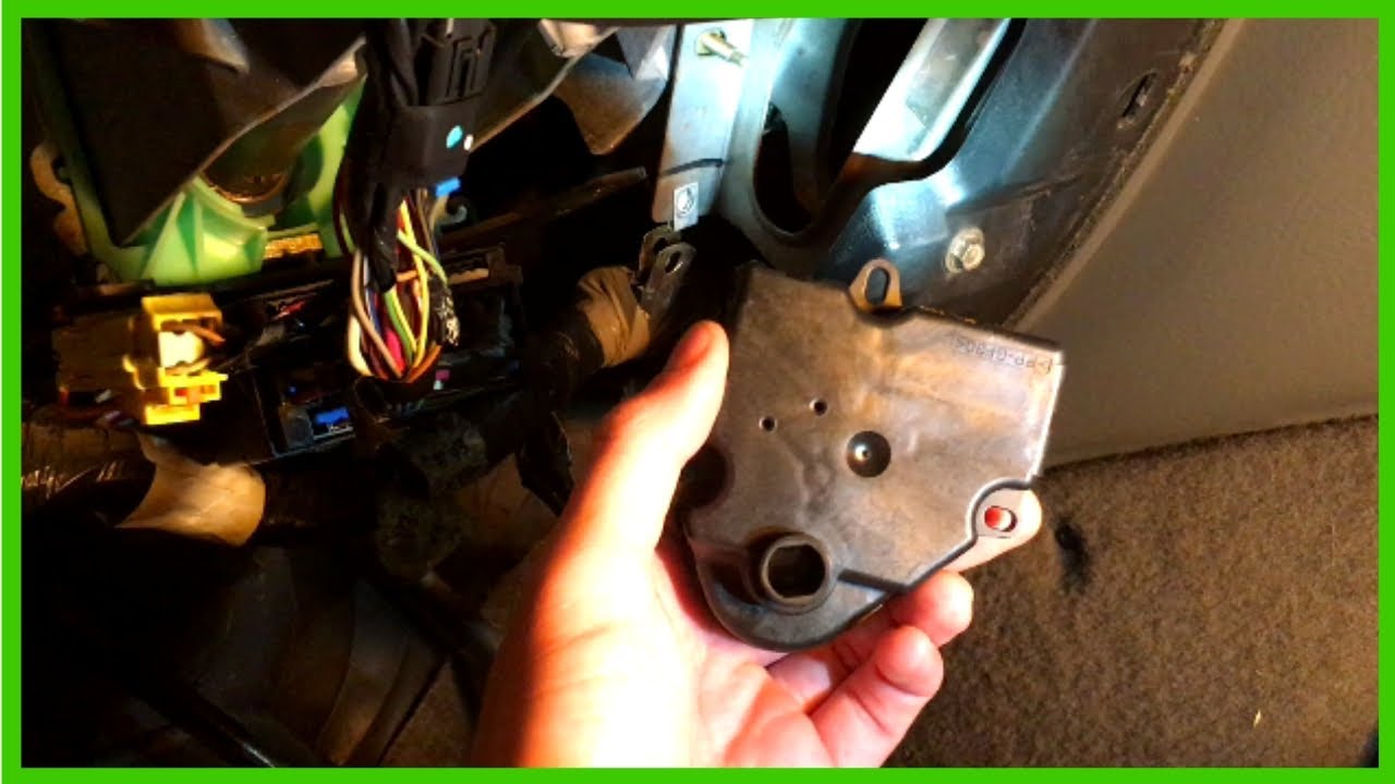 Replacing Hot Cold Blend Door Actuator Driver Side & HVAC A/C Reset - 2002 Chevy Trailblazer LT