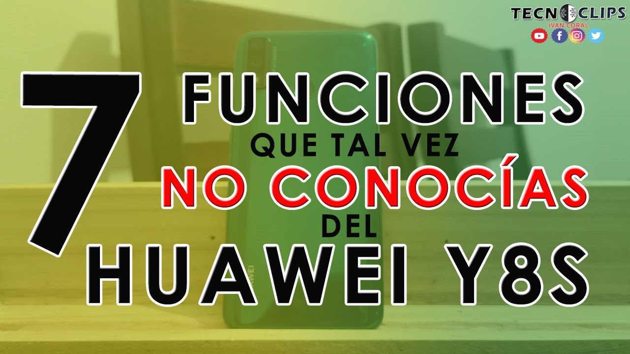 HUAWEI Y8S | 7 FUNCIONES que tal vez NO CONOCÍAS