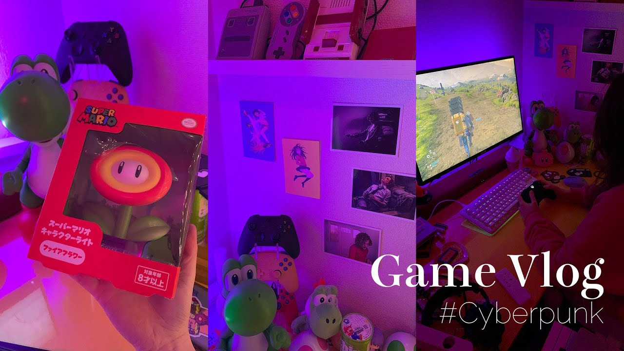 [Game Vlog]Распаковка товаров Nintendo | Обновленное окружение игрового стола