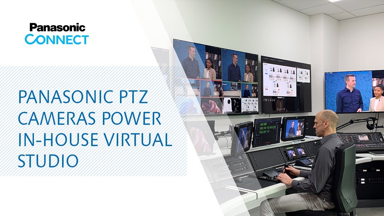 Panasonic PTZ cameras power in-house Virtual Studio